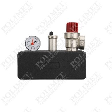 (VARMEGA) Группа безопасности котла, 1", 3 бар, сталь, до 200 кВт, с термоизоляцией