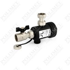 Фильтр-грязеуловитель магнитный 3/4" для котла, пластик черный