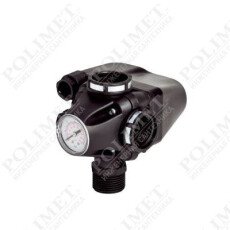 ( PM53W )   1" - FG  16A Реле давления однофазное для водяных насосов 1-4,8 bar с манометром и 3-ход