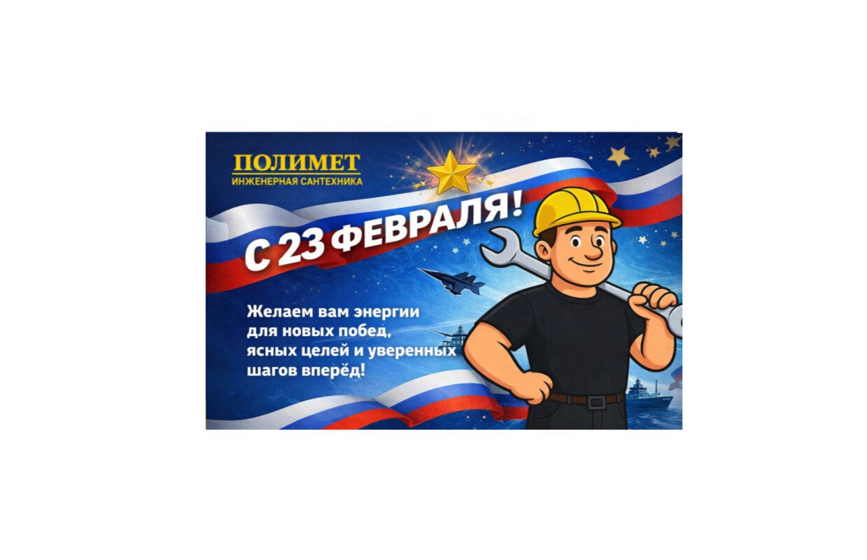 Команда полимет поздравляет вас с 23 февраля! 🇷🇺