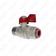 Кран шаровой 3/4" ВхН с накидной гайкой V&G (ручка флажок)