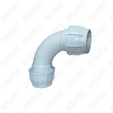Отвод компрессионный радиусный ПП D110*90 SINIKON Rain Flow