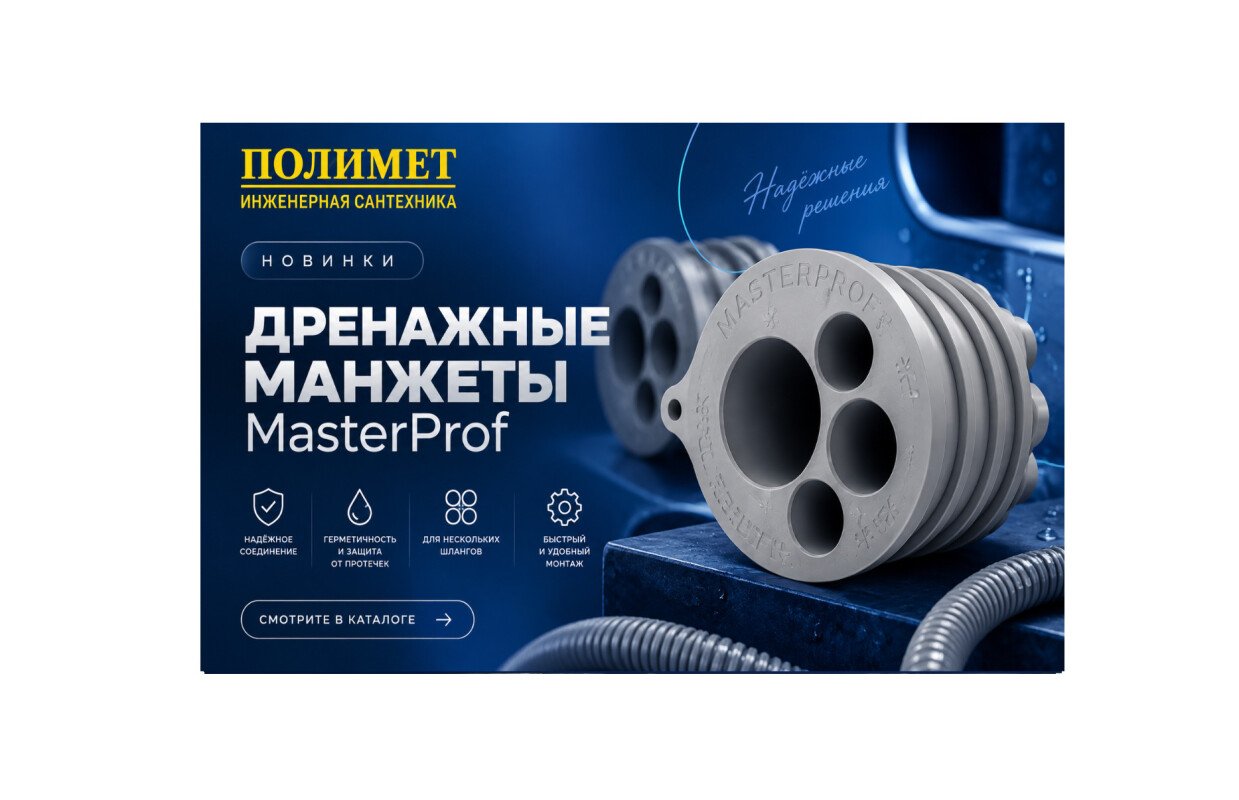New| дренажные манжеты masterprof    универсальное решение для подключения дренажных шлангов к канализации.
