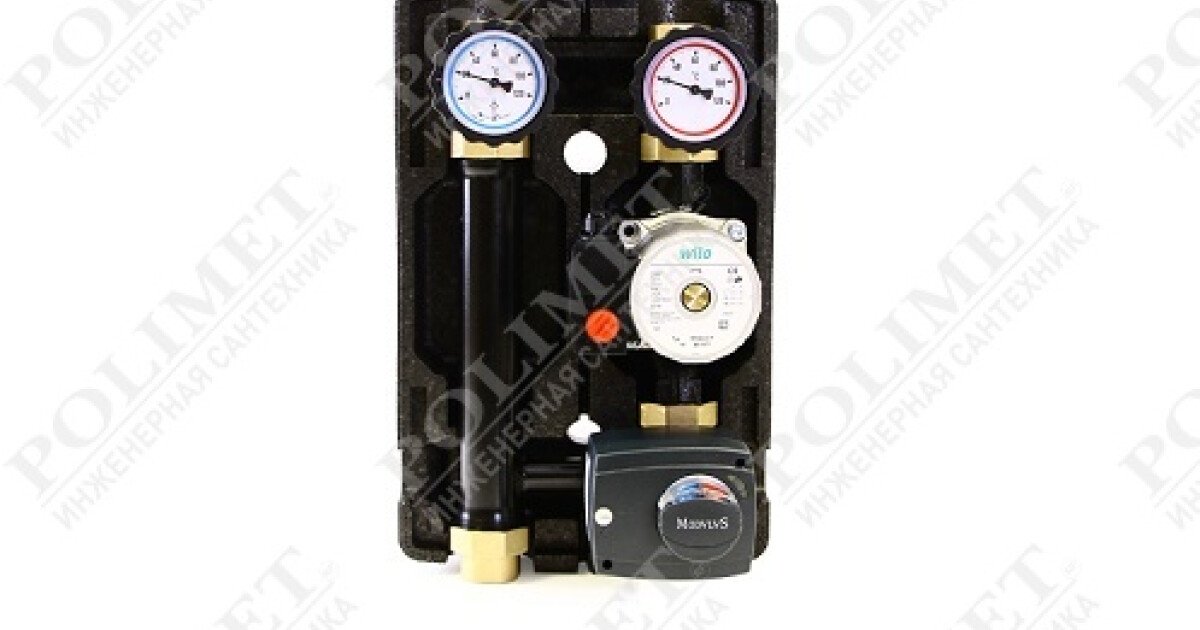 POLIMET Инженерная сантехника | Насосно-смесительная группа DN25, с 3-х ...