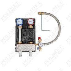 Насосная группа  UK прямая с теплообменником 30 пластин 1"