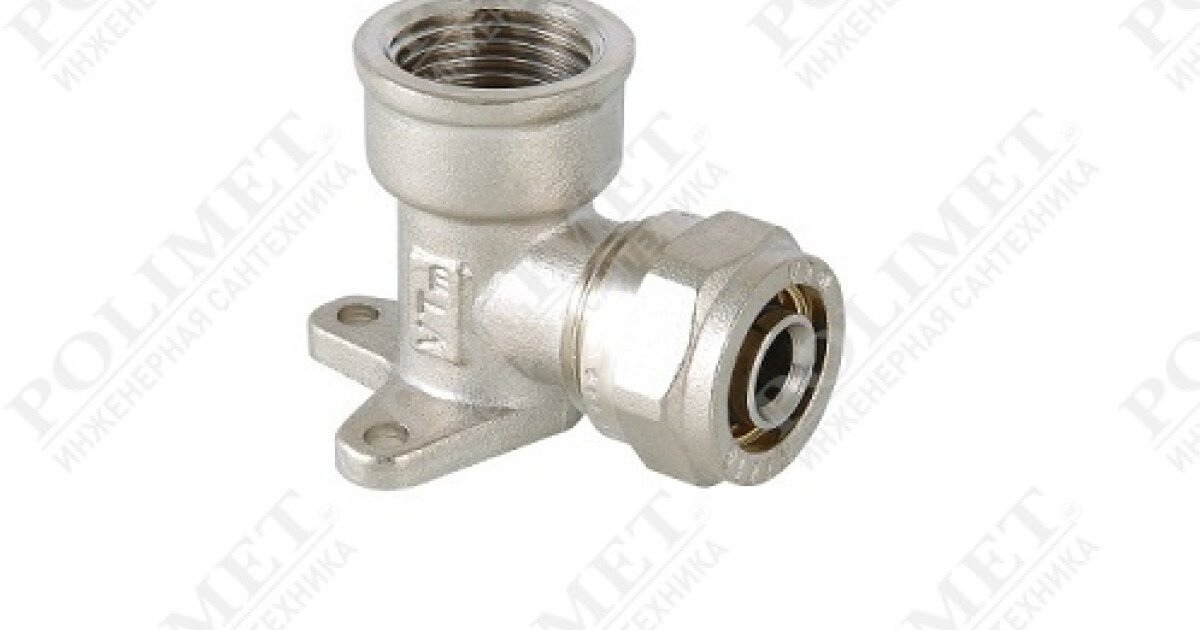 POLIMET Инженерная сантехника | Водорозетка обжимная 20х1/2\"
