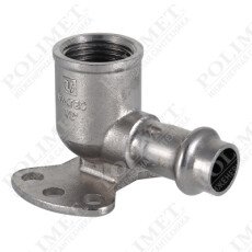 Bодорозетка нерж. сталь 15х1/2"
