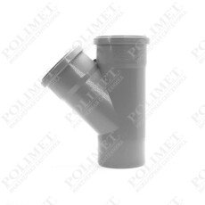 Тройник ПП для внутр. канализации HTEA 90/90/45°    20/160
