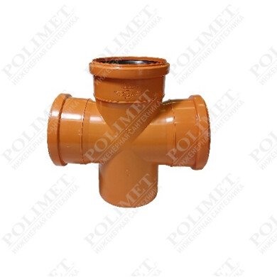 Крестовина одноплоскостная ПП D 110/110/110*87° Универсал