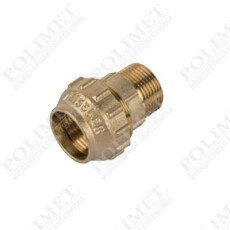 Муфта с наружной резьбой для труб ПНД S25х3/4M