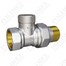 Клапан радиаторный настроечный LD Pride 59.15.В-ГШ.Н Ду15 Ру10