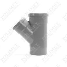 Тройник ПП для внутр. канализации HTEA 110/90/45°    20/120