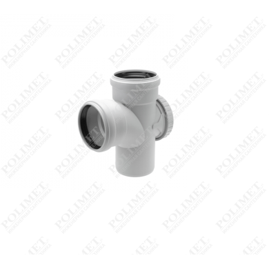 Ревизионный тройник для бесшум. канализации SKEAR DN110/110x87°