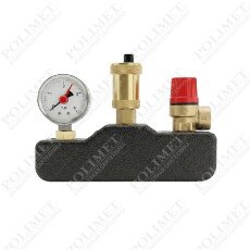 (VARMEGA) Группа безопасности котла Varmega VMSG01, 1", 3 бар, латунь