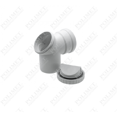 Ревизионный отвод для бесшум. канализации SKВR DN110х87°