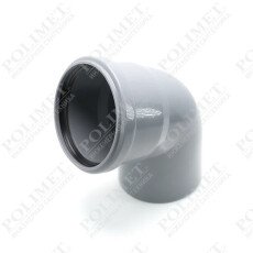 Отвод ПП для внутр. канализации НТВ 90 x 67°    20/240