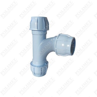 Тройник компрессионный радиусный ПП D 110/110*90° SINIKON Rain Flow