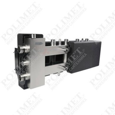 Гидрострелка+коллектор на 5 контуров, нерж. сталь, в изоляции