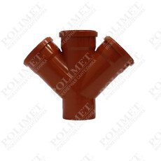 Крестовина одноплоскостная ПП D 110/110/110*45° Универсал