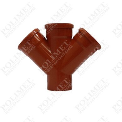 Крестовина одноплоскостная ПП D 110/110/110*45° Универсал