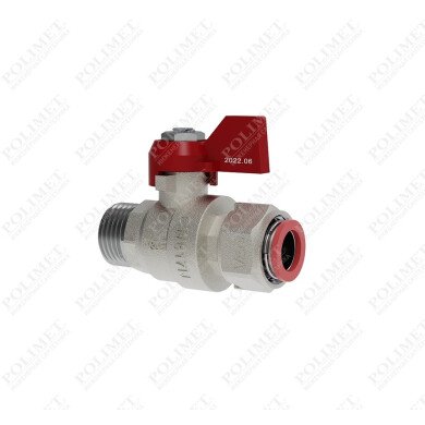 Кран шаровой 3/4" ВхН с накидной гайкой V&G (ручка флажок)