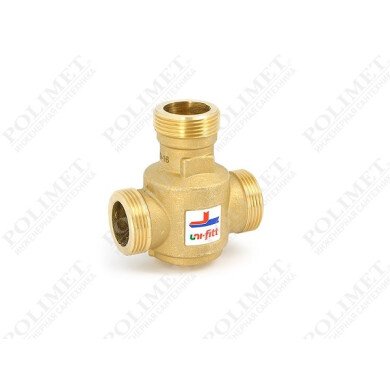 Клапан Н 1"1/4 3-ходовой терм. 60° С Kvs 9 для напольных котлов, боковое смешение