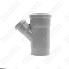Тройник ПП для внутр. канализации HTEA 90/50/45°    20/240