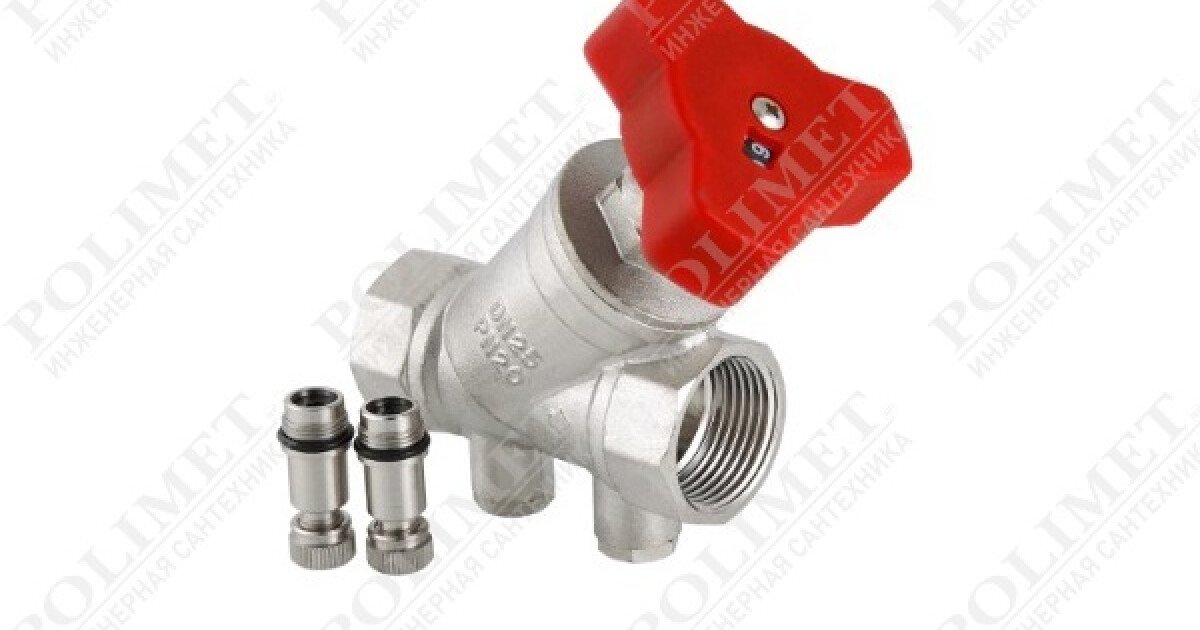 POLIMET Инженерная сантехника | Клапан балансировочный 3/4\" 1/30